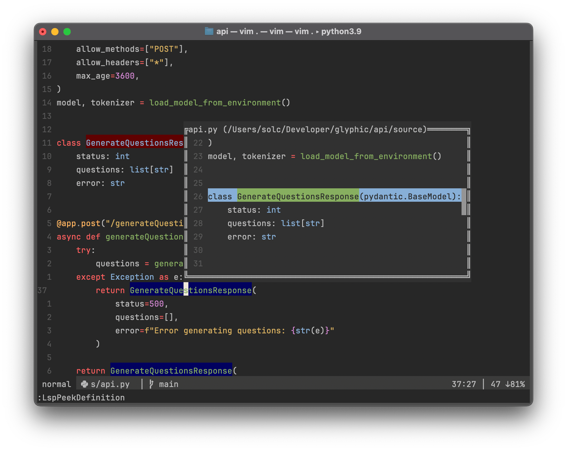 Vim LSP
